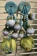 Oversized Flower Tropical Earrings - Image 3